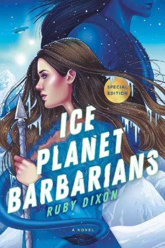 Buchcover und Innenansicht für das Buch: Ice Planet Barbarians