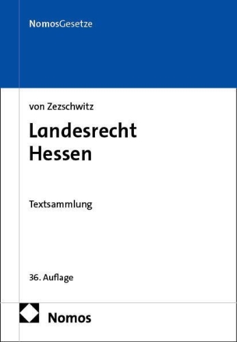 Buchcover und Innenansicht für das Buch: Landesrecht Hessen