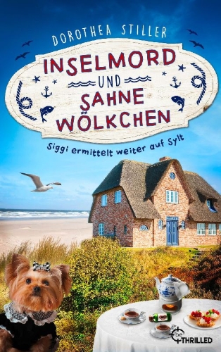 Buchcover und Innenansicht für das Buch: Inselmord & Sahnewölkchen