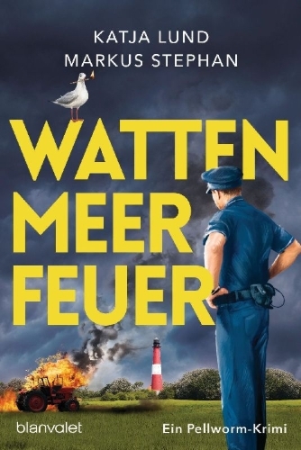 Buchcover und Innenansicht für das Buch: Wattenmeerfeuer
