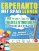 Buchcover und Innenansicht für das Buch: ESPERANTO MIT SPAß LERNEN - FÜR ANFÄNGER