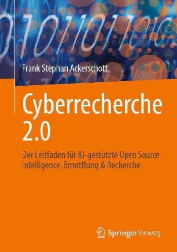Buchcover und Innenansicht für das Buch: Cyberrecherche 2.0