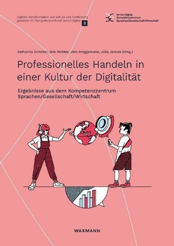 Buchcover und Innenansicht für das Buch: Professionelles Handeln in einer Kultur der Digitalität