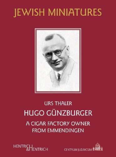 Buchcover und Innenansicht für das Buch: Hugo Günzburger