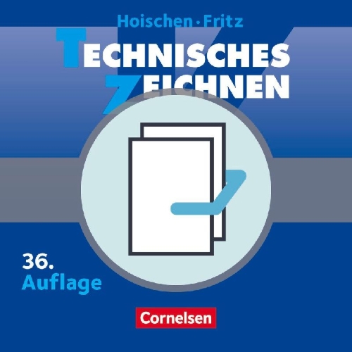 Buchcover und Innenansicht für das Buch: Hoischen: Technisches Zeichnen Paket