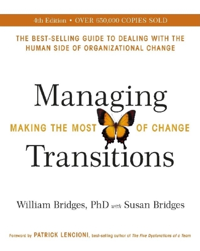 Buchcover und Innenansicht für das Buch: Managing Transitions