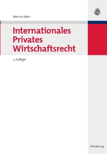 Buchcover und Innenansicht für das Buch: Internationales Privates Wirtschaftsrecht