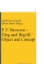 Buchcover und Innenansicht für das Buch: P. F. Strawson - Ding und Begriff / Object and Concept