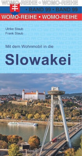 Buchcover und Innenansicht für das Buch: Mit dem Wohnmobil in die Slowakei