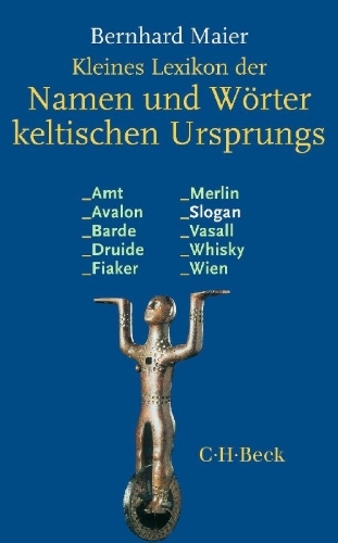 Buchcover und Innenansicht für das Buch: Kleines Lexikon der Namen und Wörter keltischen Ursprungs