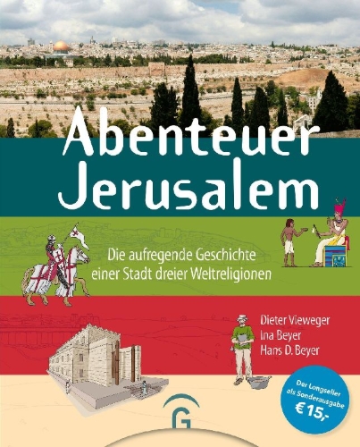 Buchcover und Innenansicht für das Buch: Abenteuer Jerusalem - Sonderausgabe
