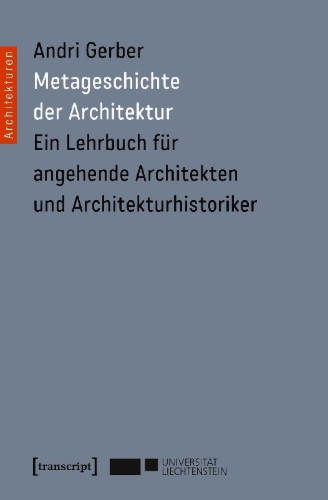 Buchcover und Innenansicht für das Buch: Metageschichte der Architektur