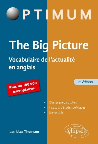 Buchcover und Innenansicht für das Buch: The Big Picture - 6e édition