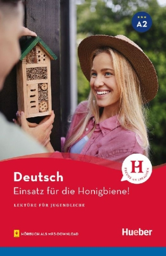 Buchcover und Innenansicht für das Buch: Einsatz für die Honigbiene!