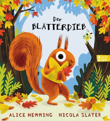 Buchcover und Innenansicht für das Buch: Der Blätterdieb