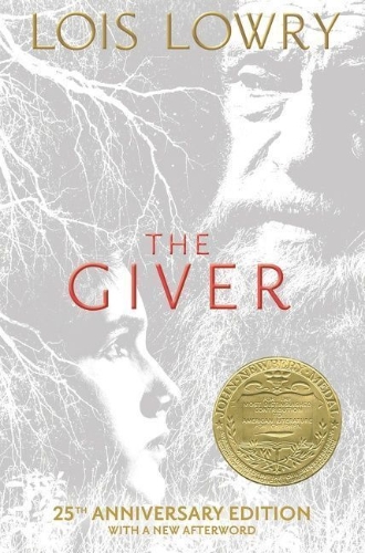 Buchcover und Innenansicht für das Buch: The Giver