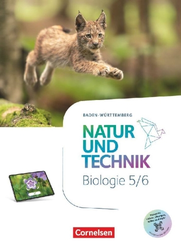Buchcover und Innenansicht für das Buch: Natur und Technik 5./6. Schuljahr - Biologie Neubearbeitung - Baden-Württemberg ab 2026 - Schulbuch