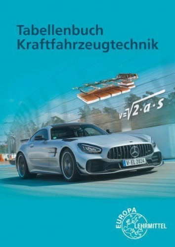 Buchcover und Innenansicht für das Buch: Tabellenbuch Kraftfahrzeugtechnik mit Formelsammlung