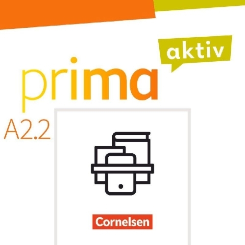 Buchcover und Innenansicht für das Buch: Prima aktiv A2. Band 2 - Kursbuch inkl. E-Book und Arbeitsbuch inkl. E-Book im Paket