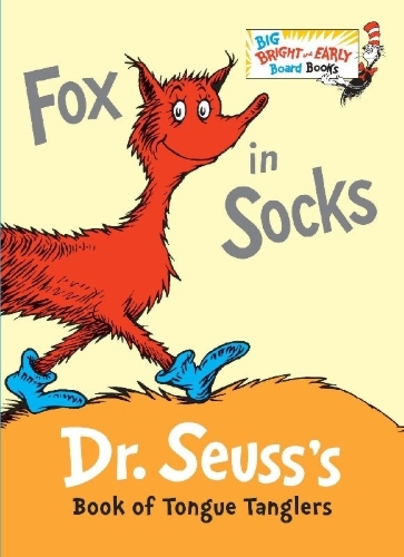 Buchcover und Innenansicht für das Buch: Fox in Socks