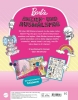 Buchcover und Innenansicht für das Buch: Mein Ausmalstickerbuch Barbie - Anziehpuppen