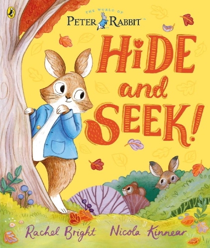 Buchcover und Innenansicht für das Buch: Peter Rabbit: Hide and Seek!