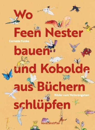 Buchcover und Innenansicht für das Buch: Wo Feen Nester bauen und Kobolde aus Büchern schlüpfen