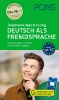Buchcover und Innenansicht für das Buch: PONS Grammatik kurz & bündig Deutsch als Fremdsprache