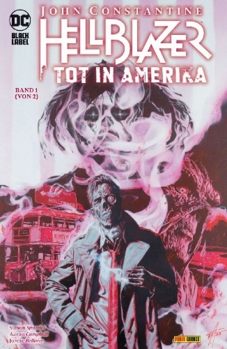 Buchcover und Innenansicht für das Buch: John Constantine: Hellblazer: Dead in America #1-#6
