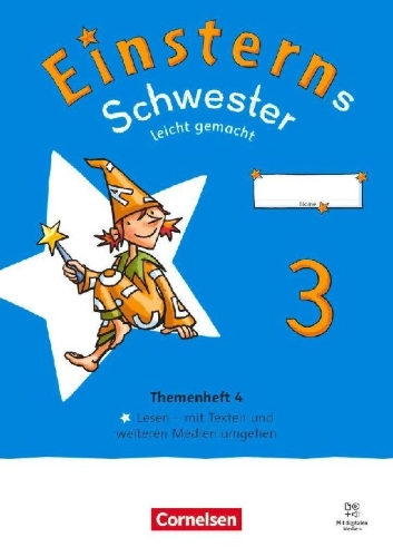 Buchcover und Innenansicht für das Buch: Einsterns Schwester Leicht gemacht 03. Neubearbeitung 2022 - Themenheft 4 - Lesen - Verbrauchsmaterial
