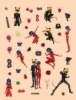 Buchcover und Innenansicht für das Buch: Miraculous: 1001 Sticker: Stickern - Rätseln - Ausmalen