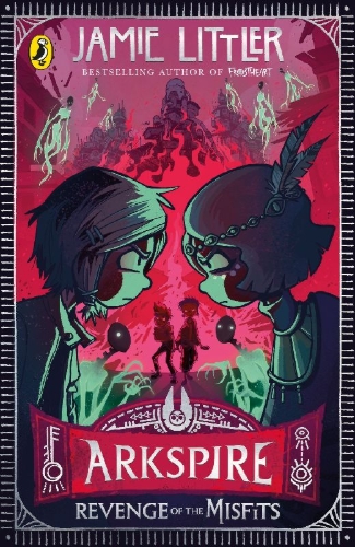Buchcover und Innenansicht für das Buch: Arkspire 3: Revenge of the Misfits