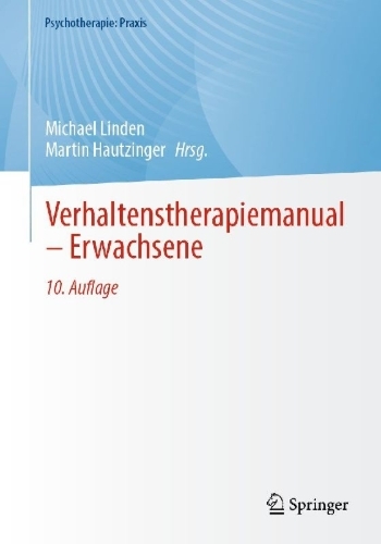 Buchcover und Innenansicht für das Buch: Verhaltenstherapiemanual - Erwachsene