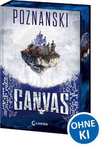 Buchcover und Innenansicht für das Buch: Canvas (Cryptos, Band 2)