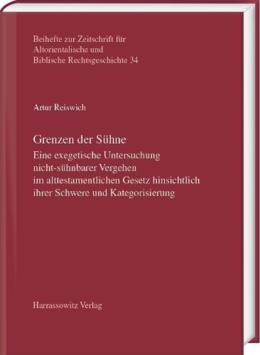Buchcover und Innenansicht für das Buch: Grenzen der Sühne