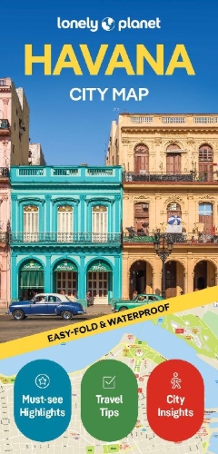 Buchcover und Innenansicht für das Buch: Lonely Planet Havana City Map