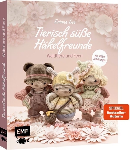 Buchcover und Innenansicht für das Buch: Enchanted Woodland Amigurumi
