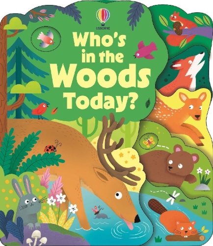 Buchcover und Innenansicht für das Buch: Who's in the Woods Today?
