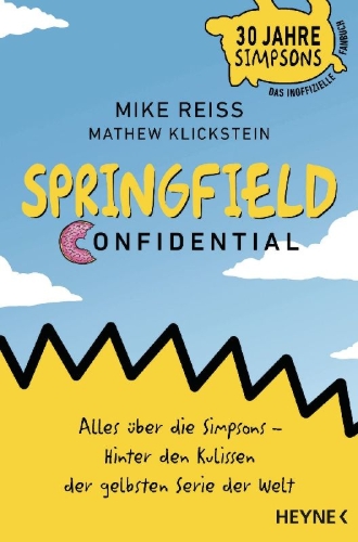 Buchcover und Innenansicht für das Buch: Springfield Confidential