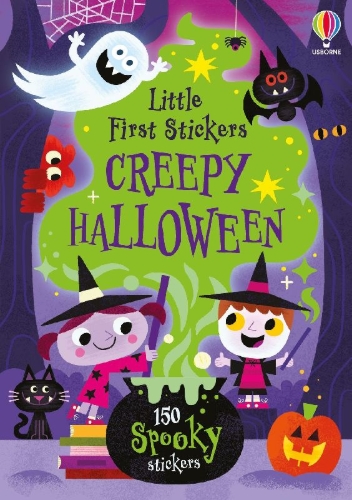 Buchcover und Innenansicht für das Buch: Little First Stickers Creepy Halloween