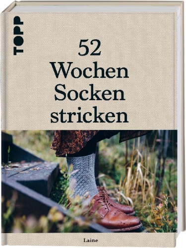 Buchcover und Innenansicht für das Buch: 52 Weeks of Socks