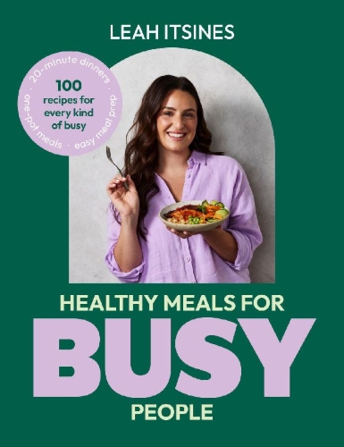 Buchcover und Innenansicht für das Buch: Healthy Meals For Busy People