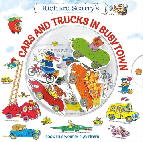Buchcover und Innenansicht für das Buch: Richard Scarry's Cars and Trucks in Busytown