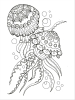 Buchcover und Innenansicht für das Buch: Mein Mandala-Tier-Malbuch - Unterwasserträume