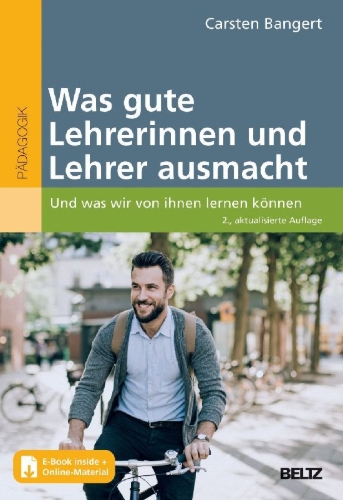 Buchcover und Innenansicht für das Buch: Was gute Lehrerinnen und Lehrer ausmacht