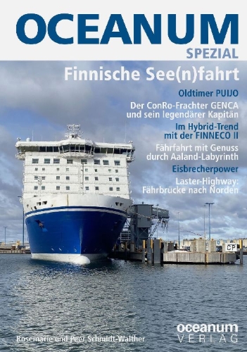 Buchcover und Innenansicht für das Buch: OCEANUM SPEZIAL Finnische See(n)fahrt