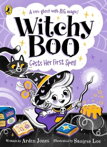Buchcover und Innenansicht für das Buch: Witchy Boo: Casts Her First Spell