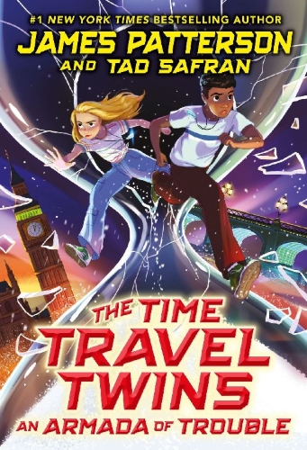 Buchcover und Innenansicht für das Buch: The Time Travel Twins: An Armada of Trouble