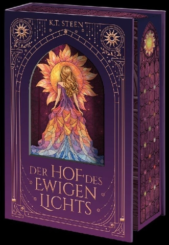 Buchcover und Innenansicht für das Buch: Der Hof des ewigen Lichts