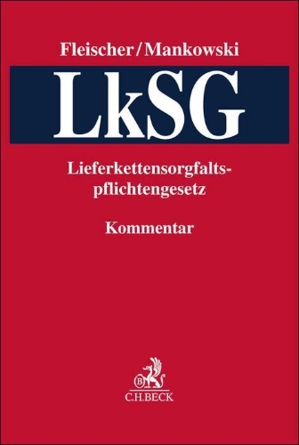Buchcover und Innenansicht für das Buch: LkSG